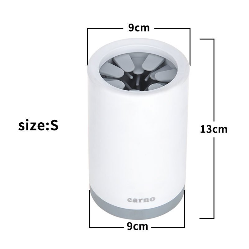 Tragbarer Pfotenreiniger für Hunde & Katzen mit Silikonborsten