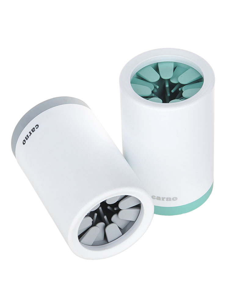 Tragbarer Pfotenreiniger für Hunde & Katzen mit Silikonborsten