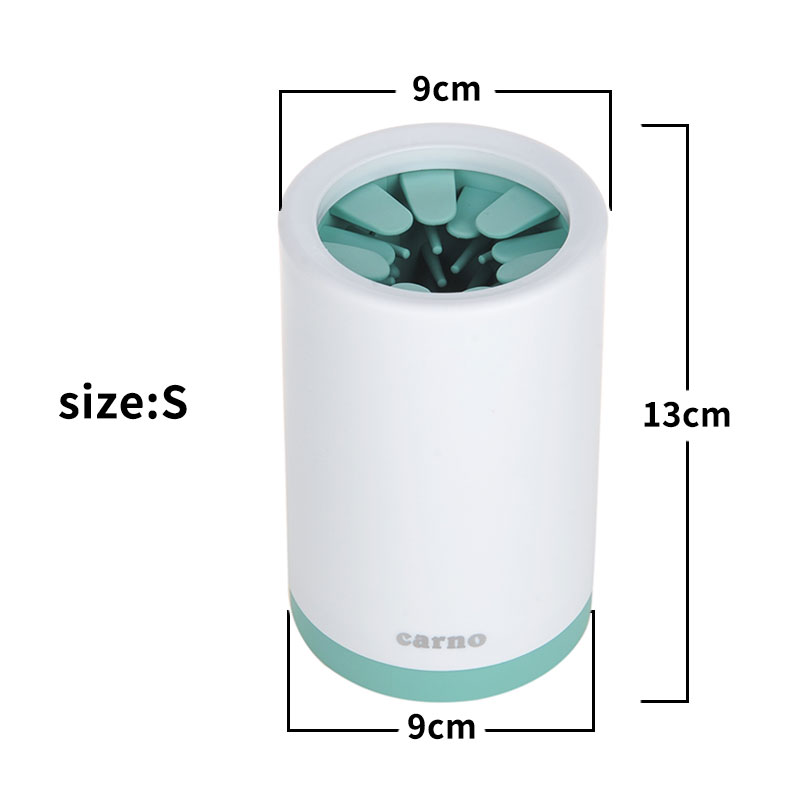 Tragbarer Pfotenreiniger für Hunde & Katzen mit Silikonborsten