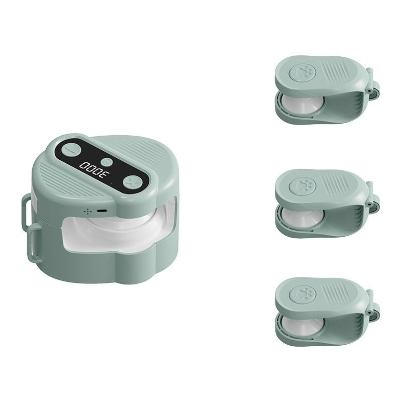 Elektrische ferngesteuerte Katzenangel mit Ball – intelligentes interaktives Katzenspielzeug mit Sound